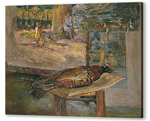 Постер (плакат) - Interior with Paintings and a Pheasant
