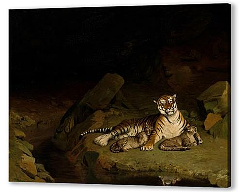Постер (плакат) - Tiger and Cubs
