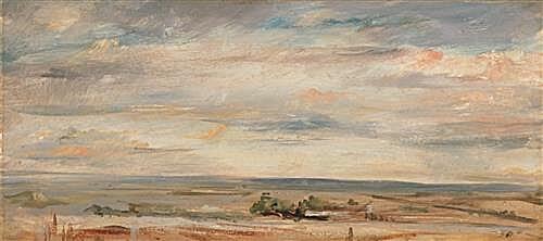 Картина - Cloud Study, Early Morning, Looking East from Hampstead
