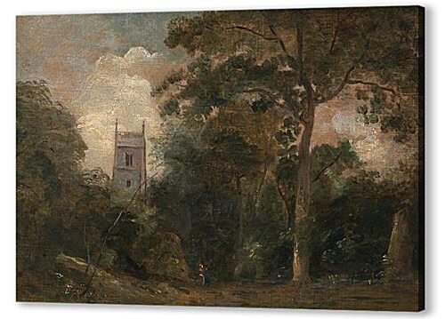 Постер (плакат) - A Church in the Trees
