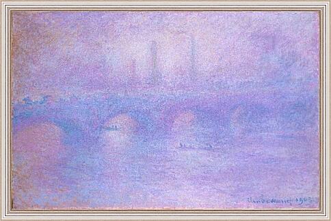 Картина - мост Ватерлоо Waterloo bridge