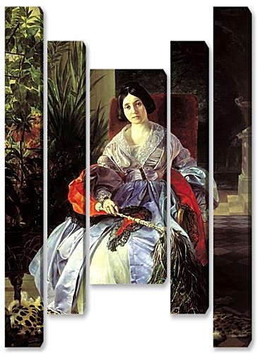 Модульная картина - Портрет светлейшей княгини Елизаветы Павловны Салтыковой
