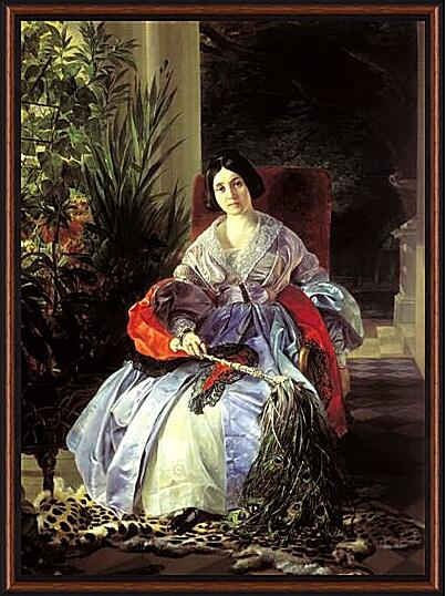 Картина - Портрет светлейшей княгини Елизаветы Павловны Салтыковой