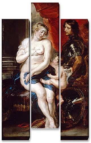 Модульная картина - Venus Mars and Cupid