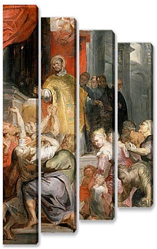Модульная картина - The Miracles of Saint Ignatius of Loyola	

