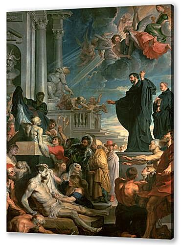Постер (плакат) - The miracles of St. Francis Xavier	
