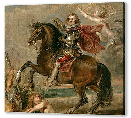 Картина маслом - Equestrian Portrait of the Duke of Buckingham	
