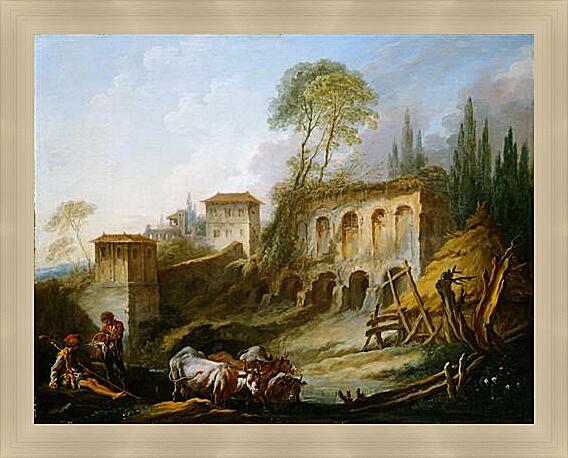 Картина - Imaginary Landscape with the Palatine Hill from Campo Vaccino
