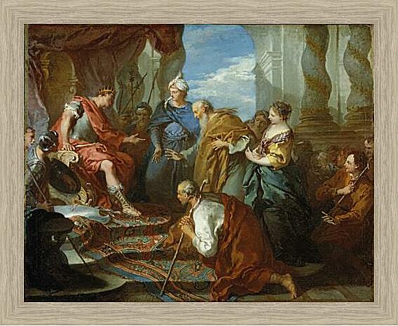 Картина - Joseph presenting his father and brothers to Pharaoh
