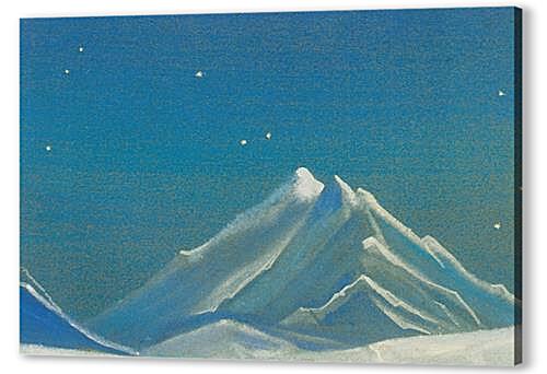 Постер (плакат) - Ночь. Эверест. 1938, Николай Рерих