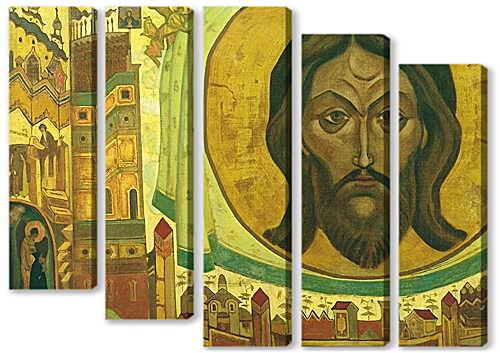Модульная картина - Святой Сергий, Николай Рерих