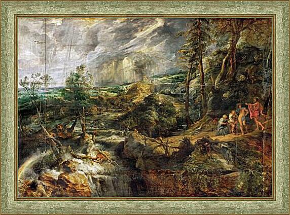 Картина - Stormy Landscape with Philemon and Baucis	
