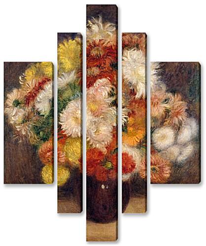Модульная картина - Bouquet of Chrysanthemums
