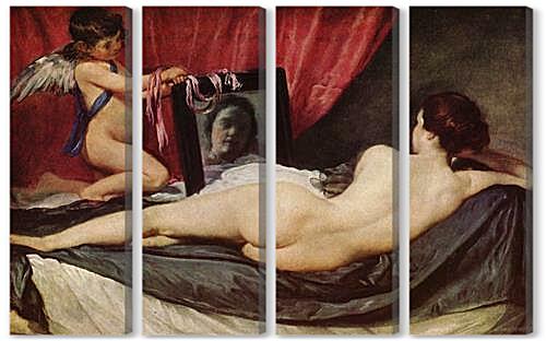 Модульная картина - Венера с зеркалом	
