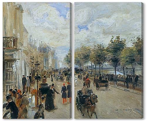 Модульная картина - Paris, the Quay of Malaquais
