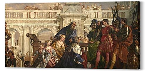 Постер (плакат) - The family of Darius before Alexander
