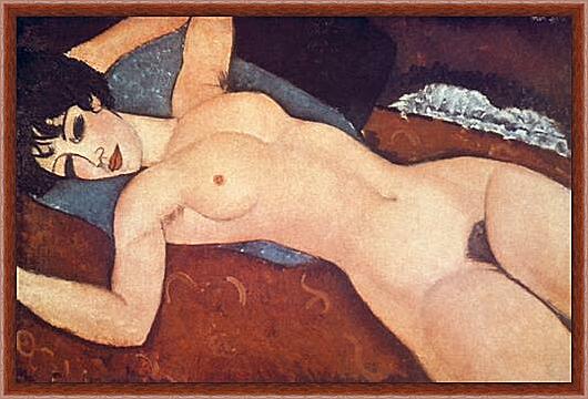 Картина - Nude on cushion	
