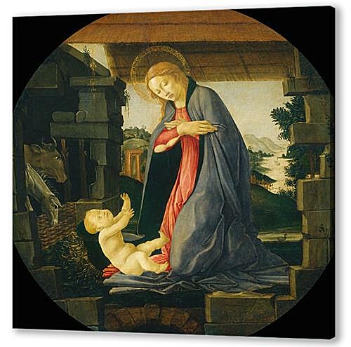 Постер (плакат) - The Virgin Adoring the Child	
