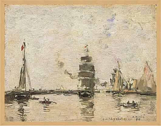 Картина - Boats in Trouville Harbor
