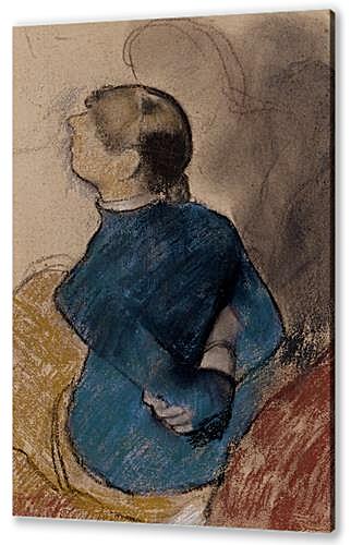 Young Woman in Blue	
