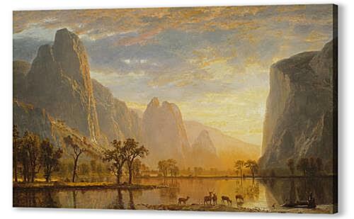 Картина маслом - Valley of the Yosemite
