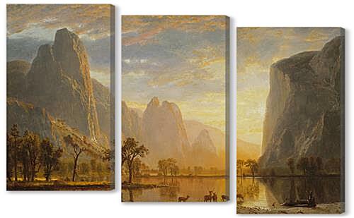 Модульная картина - Valley of the Yosemite

