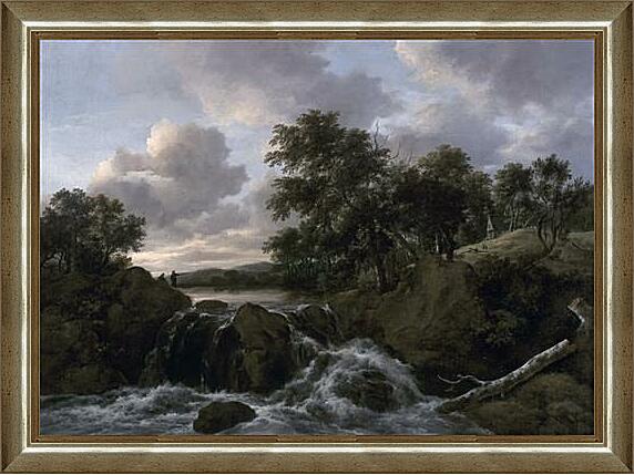 Картина - Landscape with Waterfall
