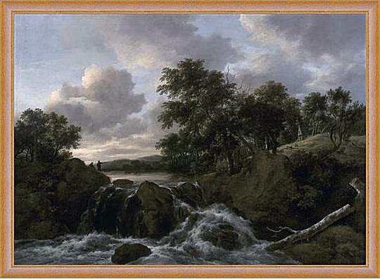 Картина - Landscape with Waterfall
