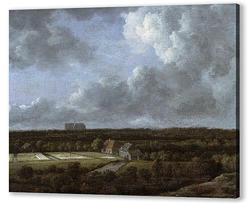 Картина маслом - Bleaching Fields to the North-Northeast of Haarlem

