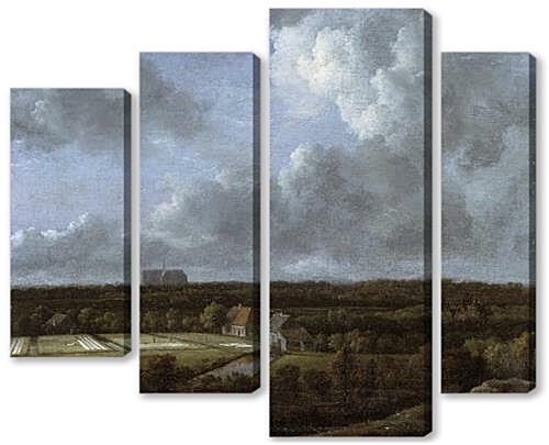Модульная картина - Bleaching Fields to the North-Northeast of Haarlem
