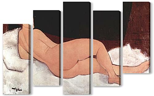 Модульная картина - Reclining Nude	
