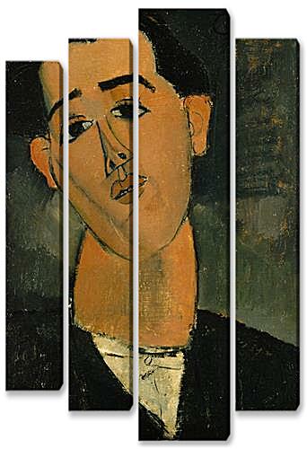Модульная картина - Portrait of Juan Gris	
