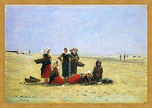 Картина - Women on the Beach at Berck
