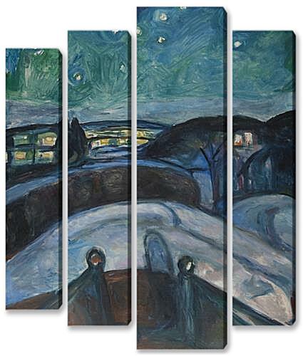 Модульная картина - Starry Night	
