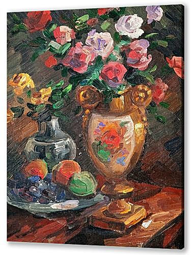 Картина маслом - STILL LIFE WITH FLOWERS
