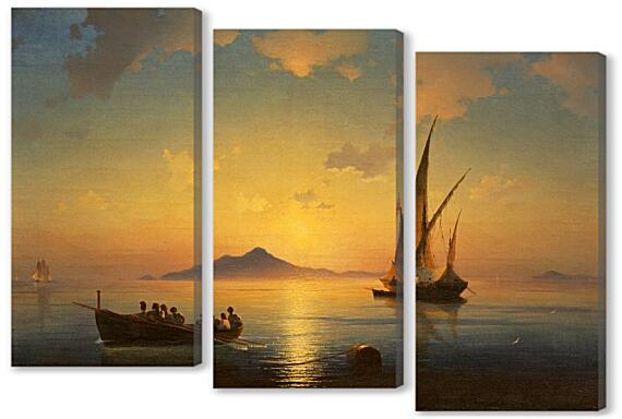 Модульная картина - Неаполитанский залив. 1841
