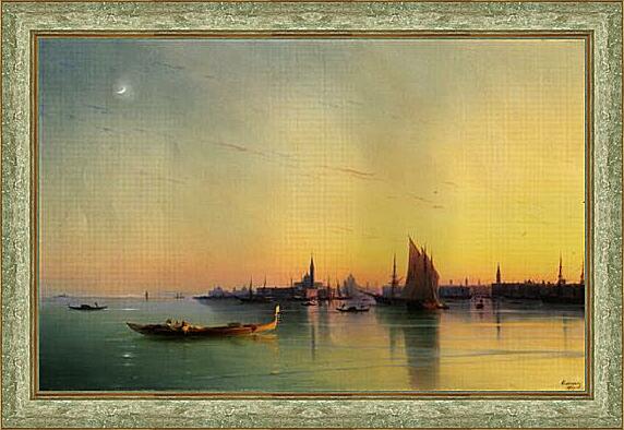 Картина - Закат над Венецианской лагуной	
