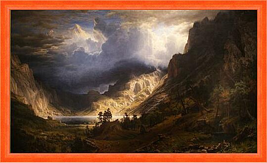 Картина - A Storm in the Rocky Mountains Mr. Rosalie
