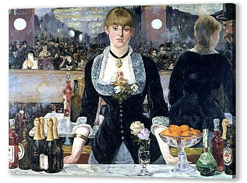 Картина маслом - Bar' Folies Bergere 1881-1882,.
