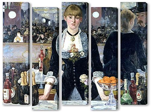 Модульная картина - Bar' Folies Bergere 1881-1882,.
