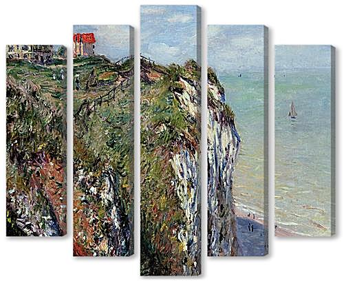 Модульная картина - The Cliff at Dieppe	
