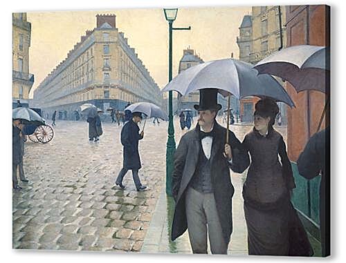 Картина маслом - Paris Street	 Rainy Da
