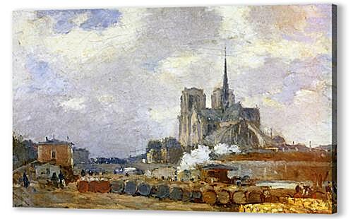 Постер (плакат) - Notre Dame de Paris, View from Pont de la Tournelle
