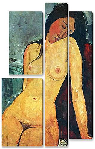 Модульная картина - Seated female nude	
