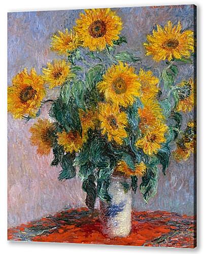 Картина маслом - Bouquet of sunflowers	
