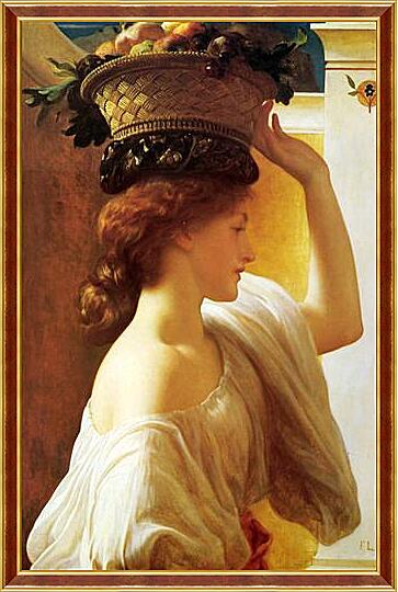 Картина - Eucharis A Girl with a Basket of Fruit
