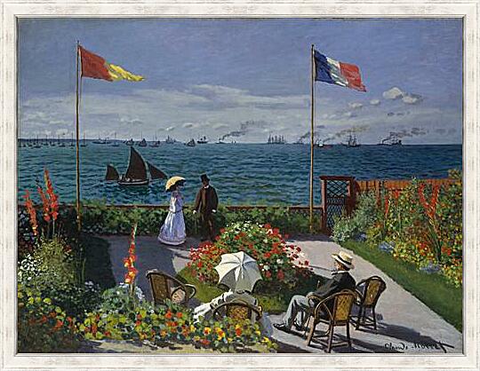 Картина - Garden at Sainte-Adresse (1867)	
