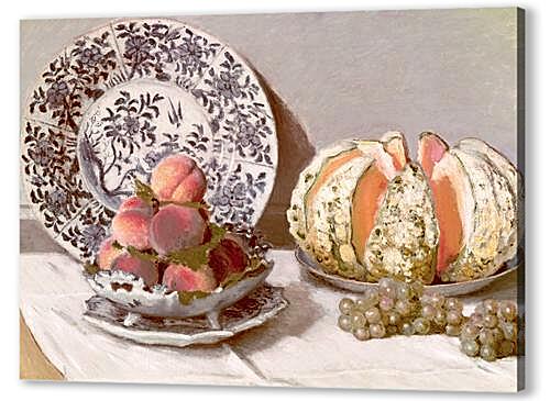 Картина маслом - Still Life with a Melon (1872)	
