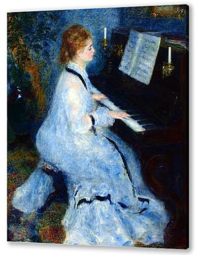 Постер (плакат) - Young Woman at the Piano
