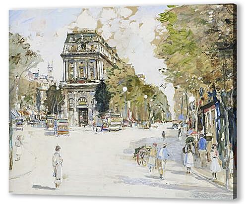 Картина маслом - Boulevard St Martin, Paris
